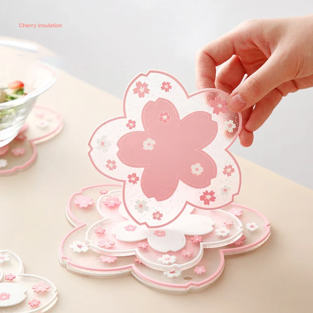 Table Mat for Tea Milk Mug Home Office Luminous Vinyl Wooden Felt Coasters