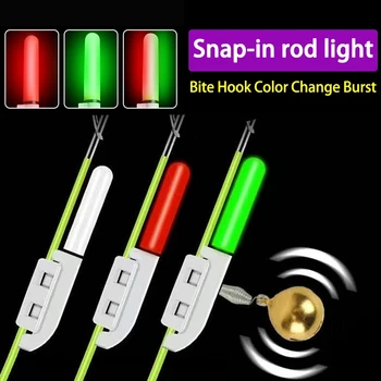 5pc Electronic Fishing Light Stick Rod Bell Light Attractor Luminous Float LED CR425(NO Battery )USB Charge Fish Bite Alarm 1