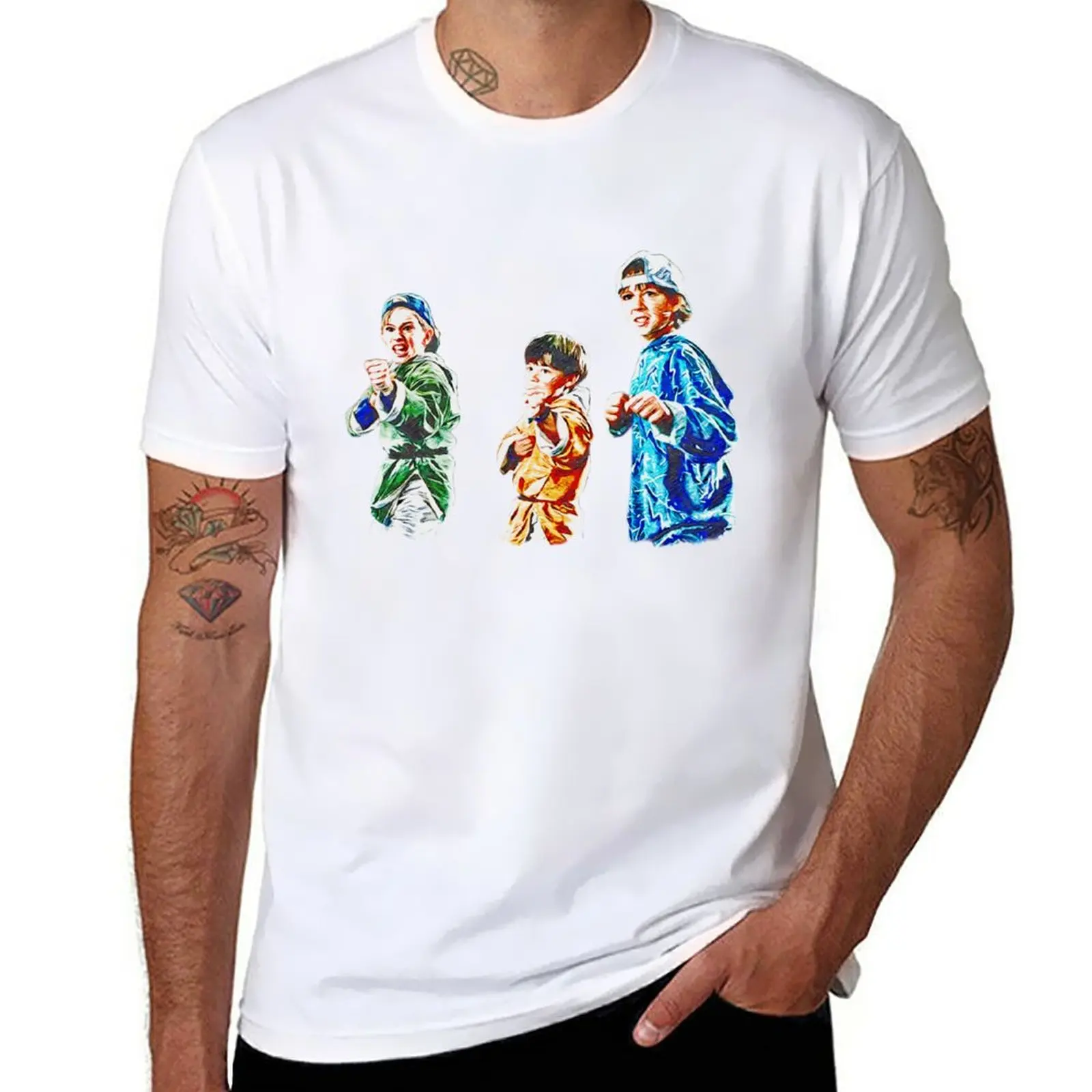

New 3 Ninjas T-Shirt vintage clothes sports fan t-shirts mens graphic t-shirts pack