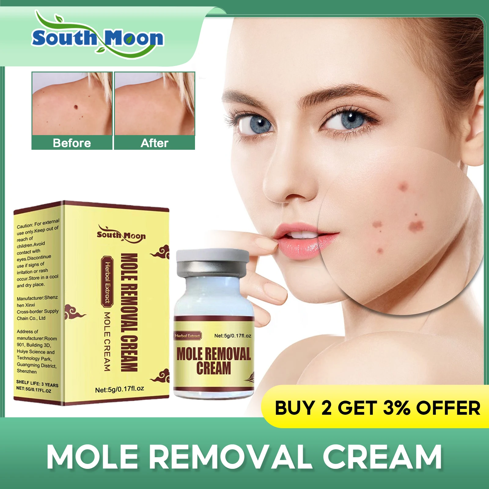

Wart Remover Cream Painless Clean Mole Skin Tag Corn Dark Spots Treat Genital Herpes Papilloma Beauty Health Face Neck Body Care