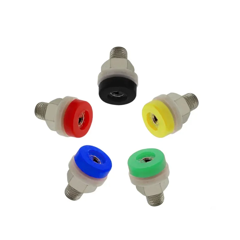 40pcs 2mm Banana Plug Socket Binding Post Nut Test Hole DIY Parts Electrical Connector Banana Plug Jack Terminal