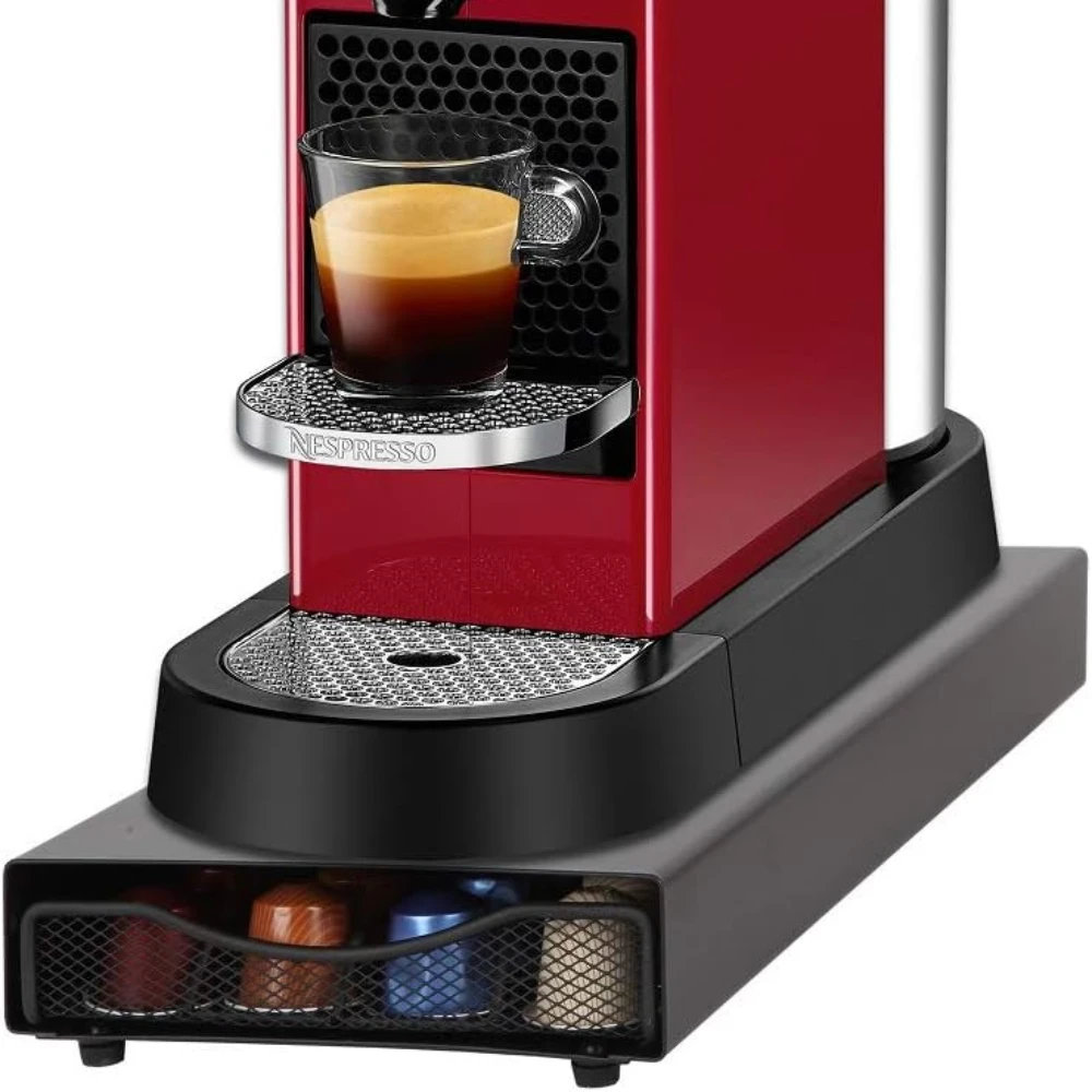 Description Picture 4 of itemCapsules Pod Holder Support 40Cups Capsule Nespresso Coffee Pod Organizer Metal Cafe Organizador Drawer Coffeeware Accessories