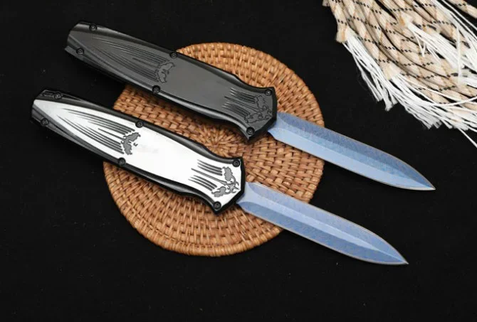 

Micro OTF Tech Knife Bat Series 440C Blade 59HRC Hardness Steel Handle Outdoor Camping Self Defense Pocket Knife