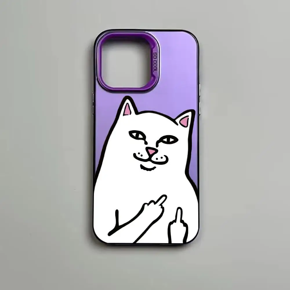 Personalisierte Handyhülle mit Katzenmuster, geeignet für iPhone 17 16 15 14 13 12 11 Pro/Max/Plus, stoßfest und sturzsicher. – Detail 2