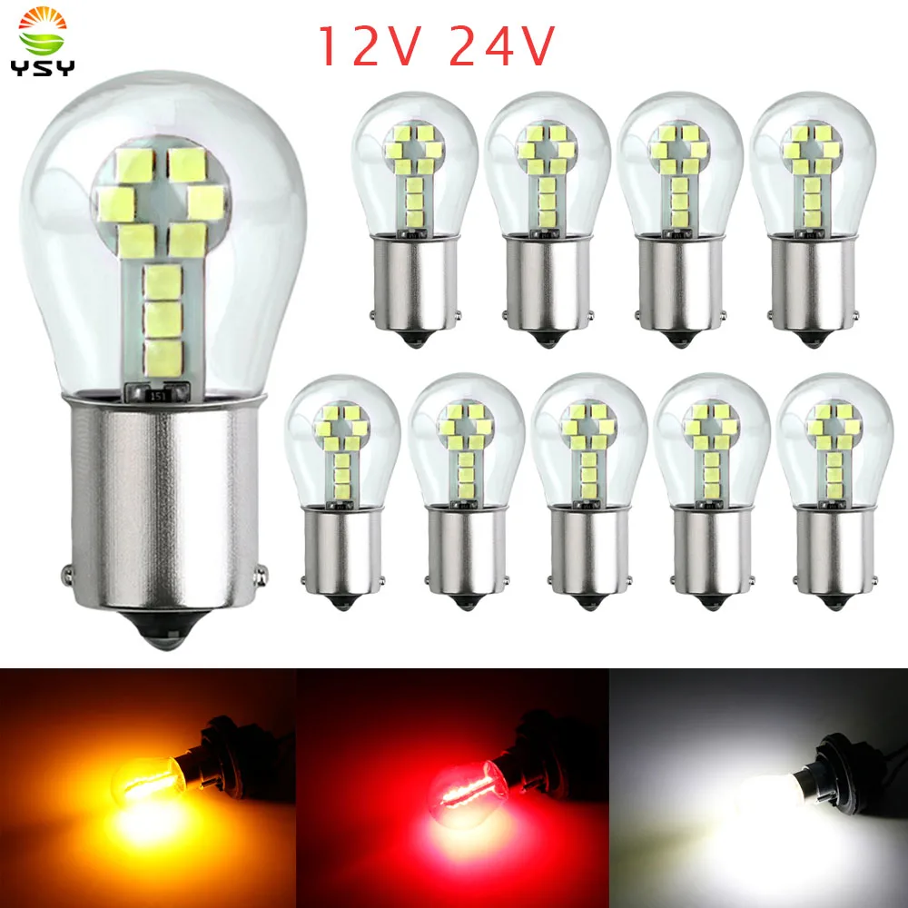 2X 144 LED 1157 P21/5W BAY15D CANBUS STOP TAIL LIGHT BRAKE LIGHT 380