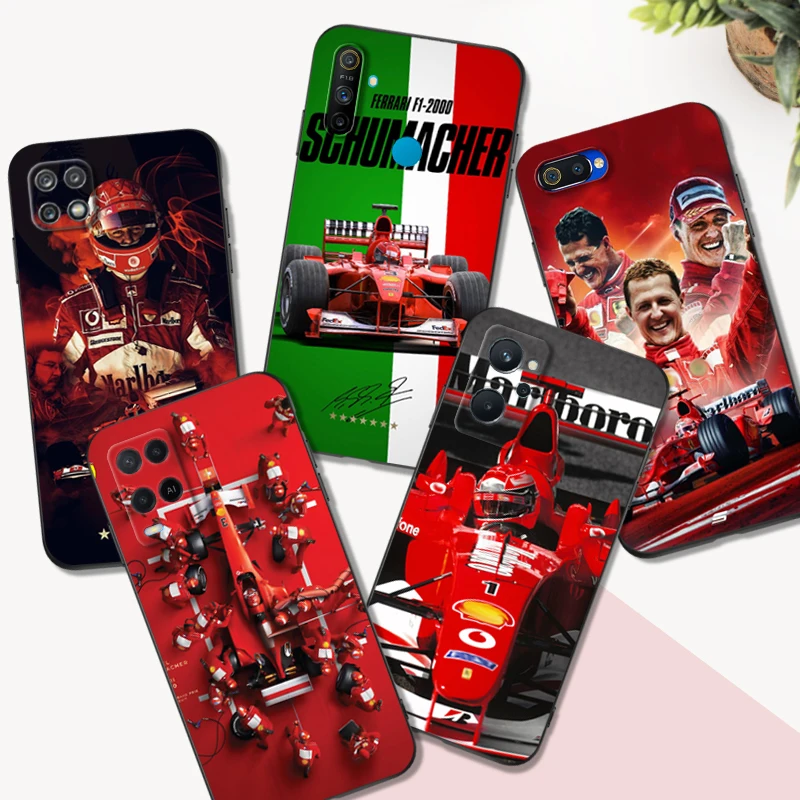 Custodia In Tpu Nero Per Realme Q5 X Xt X2 X3 Superzoom X50 V13 Q3I X7 Pro Ultra Gt Master Edition Schumacher F Formula 1