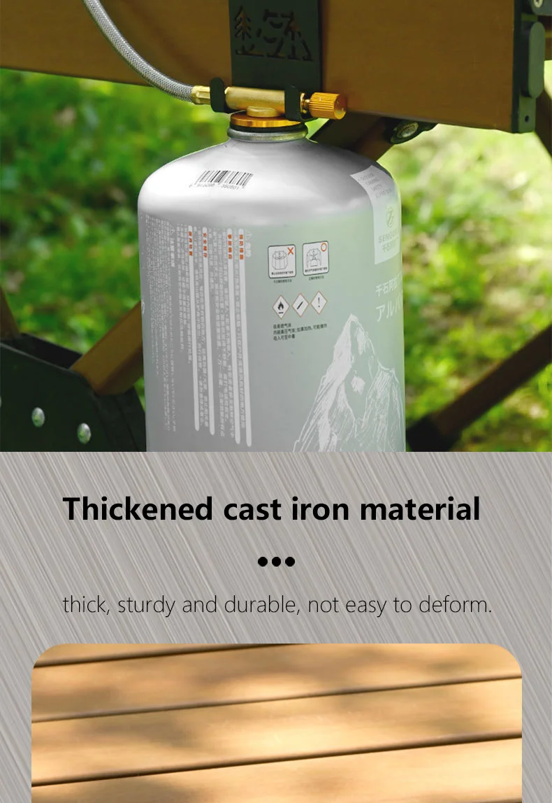 TARKA Heavy Duty Outdoor Butan Gas Tank Aufhänger Clip Tragbare Kanister Hängen Haken für Camping Herd Reise Zubehör – Detail 5