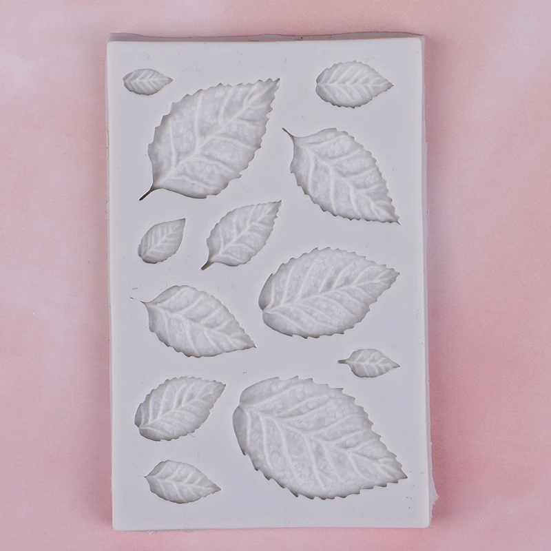 1pc Rose Leaves Silicone Soap Mold Kitchen Accessories Cake Mold Cookies Cake Tools