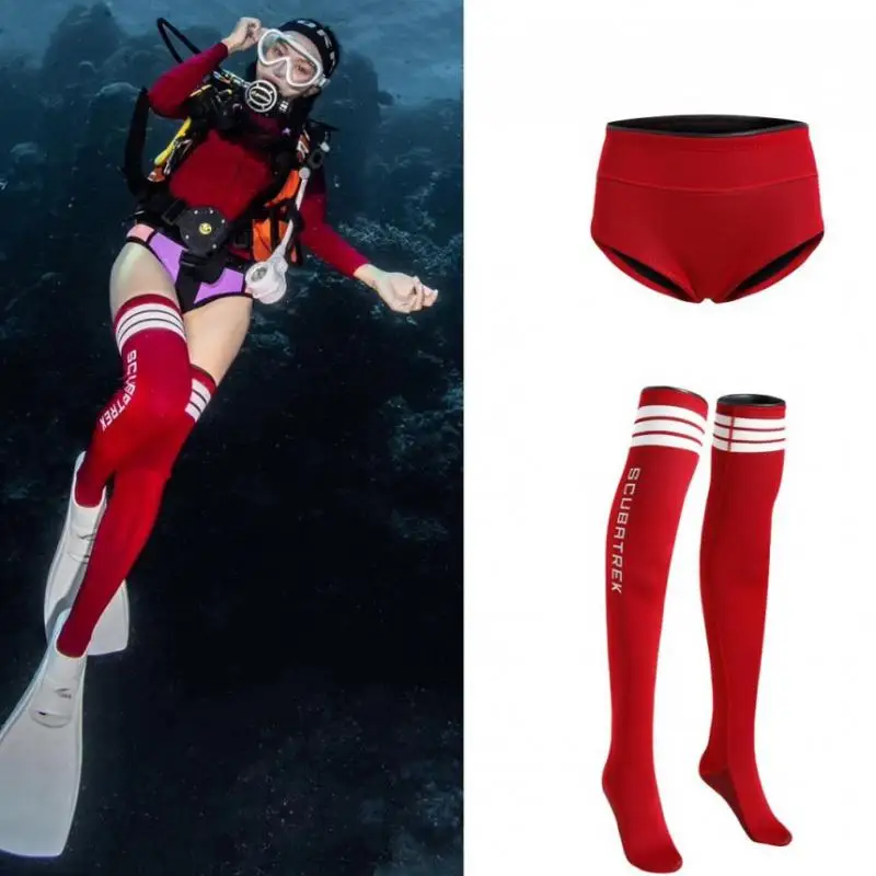 1.5mm Neoprene Super Stretch Diving Snorkel Brief Underwear Shorts Women Wetsuit Boyshort Bottoms Diving Swimmin Snorkeling