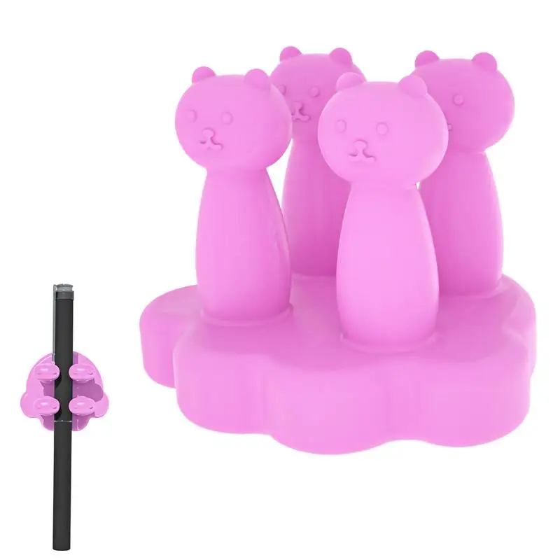 

Wall Toothbrush Holder Waterproof Tooth Brush Racks 5pcs Utility Plug Holder Mirror Toothbrush Holder Cat Design Toothbrush Cup