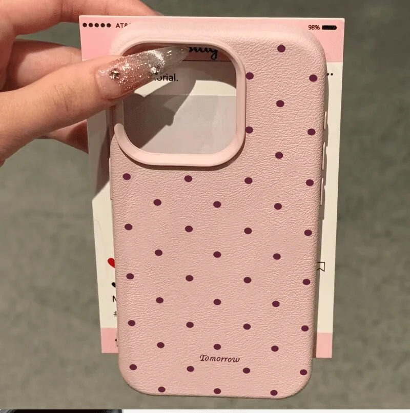 Minimalist Dot Style Protective Case - Cute and Durable Finish