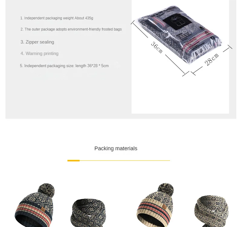 Charmingjolly Retro Winter Hat Scarf Gloves Set Women Men 3 in 1 Acrylic Fleece Knitted Hat Warm Plush Scarf Neck Warmer Touchscreen Gloves Free Shipping