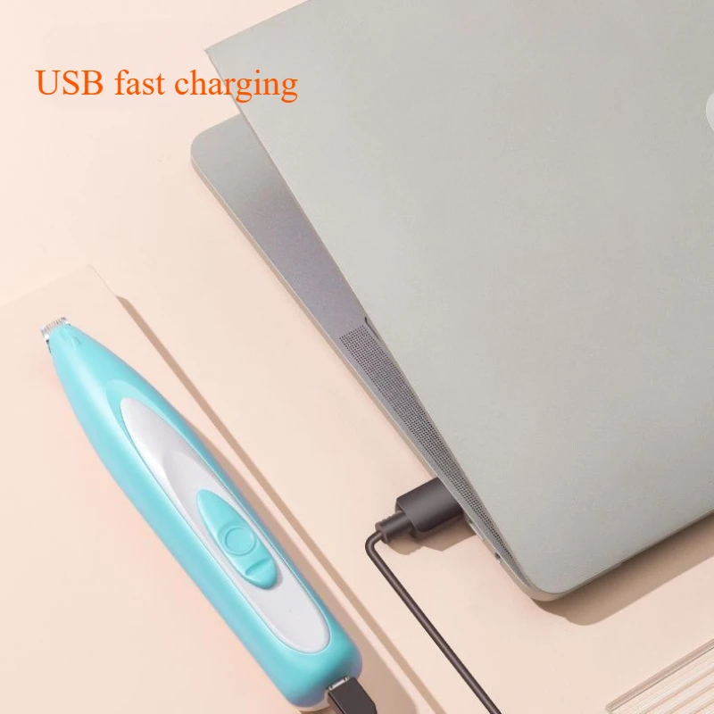 Electric Dog Cutter Pet Foot Hair Trimmer Cat Grooming Hairdresser Scissors Butt Ear Pedicator Mute Cat Claw Pedicure Artifact