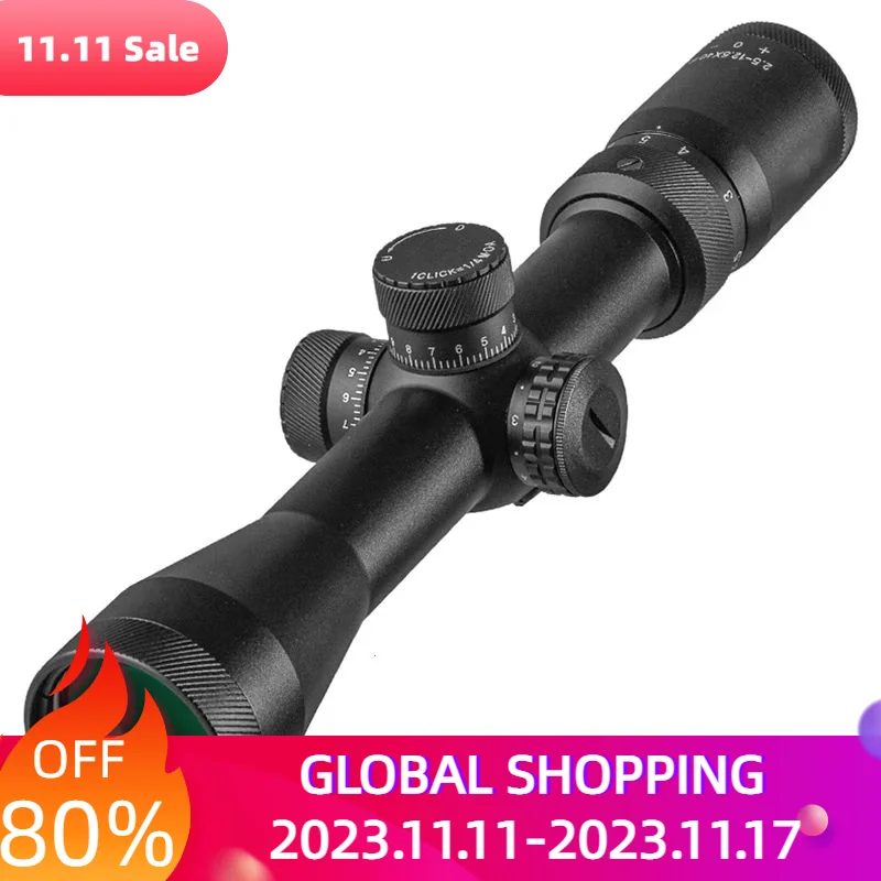 

2.5-12.5x40 Optics Sight For Hunting Riflescope airsoft accesories Sniper Tactical Collimator Sight Scope