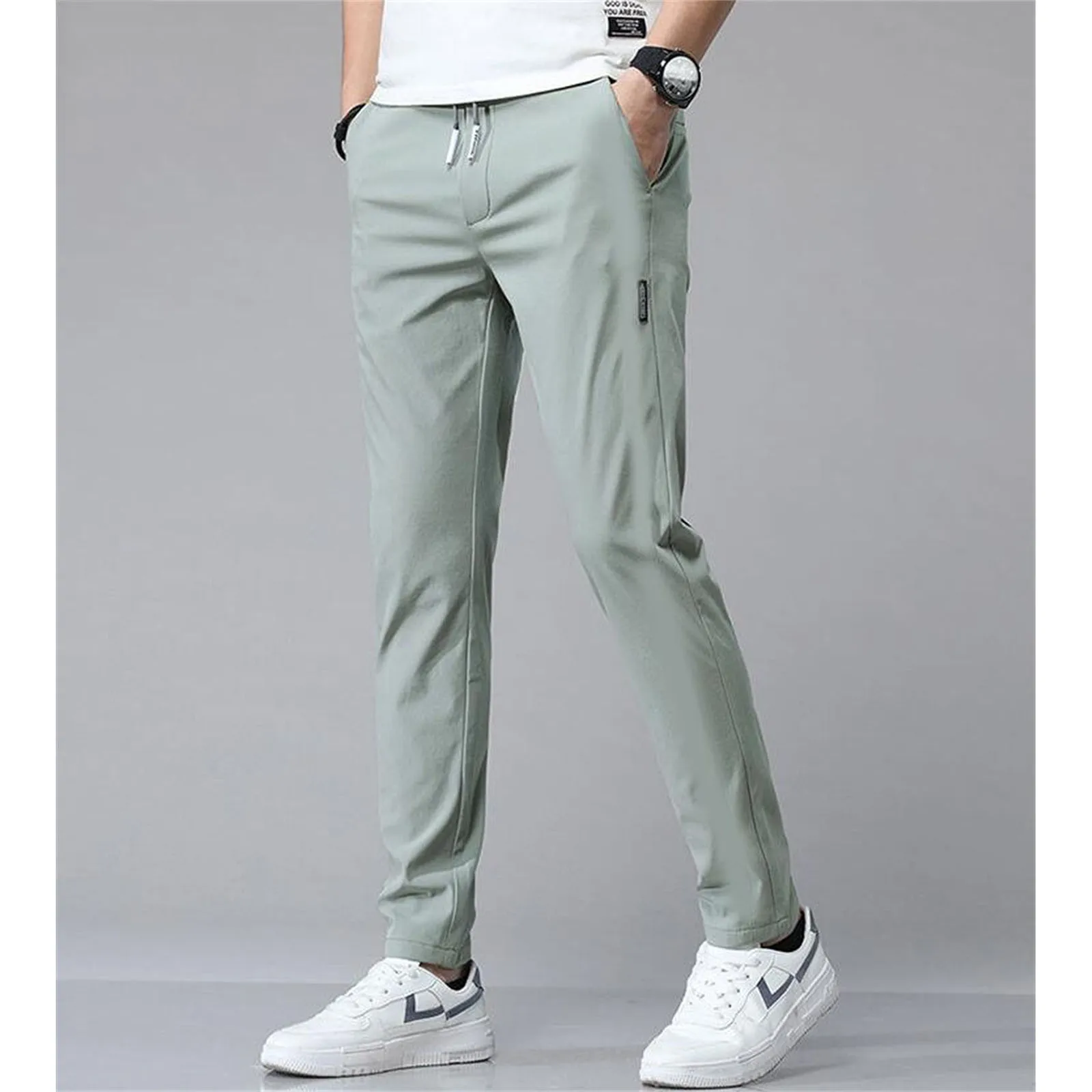 Pantalon Deportivo Pantalones Lino Hombre Baratos Pantalon Lino
