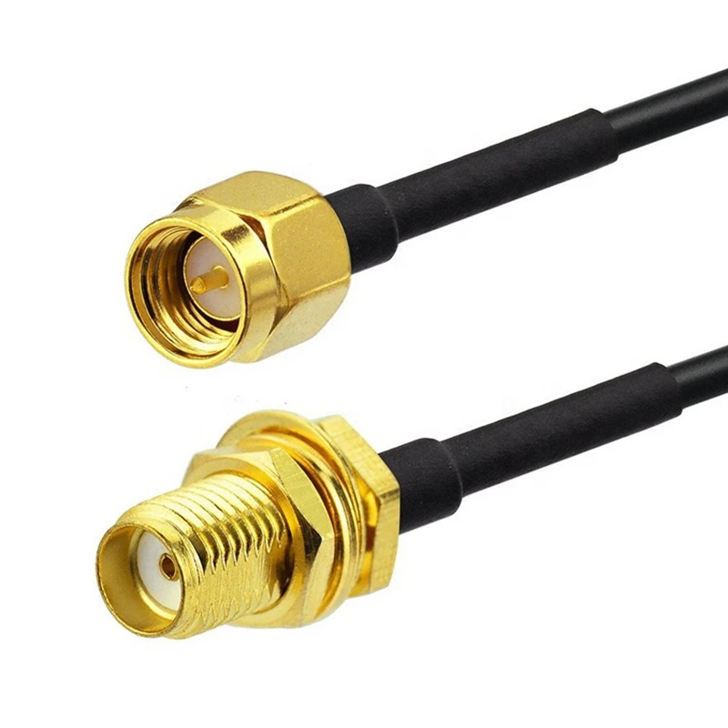 sma macho sma femea conector sma macho angulo reto cabo de extensao fio alimentacao cobre placa rede coaxial antena 02