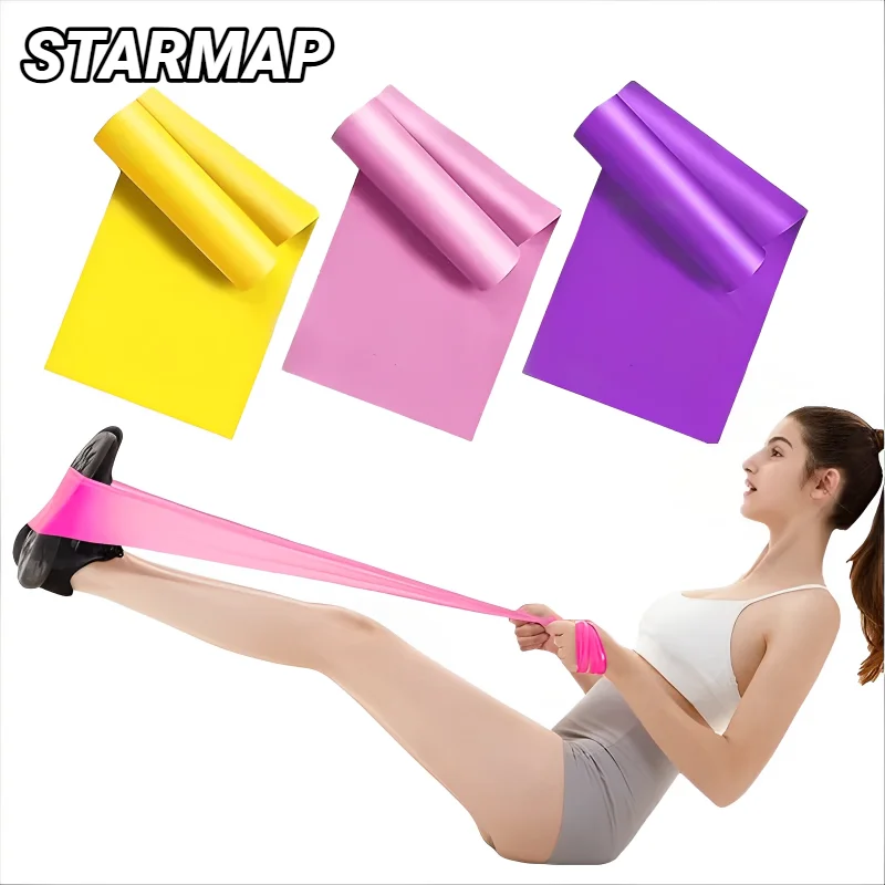 Enhanced Elastic Resistance Bands for Full-Body Workouts and Physical Therapy