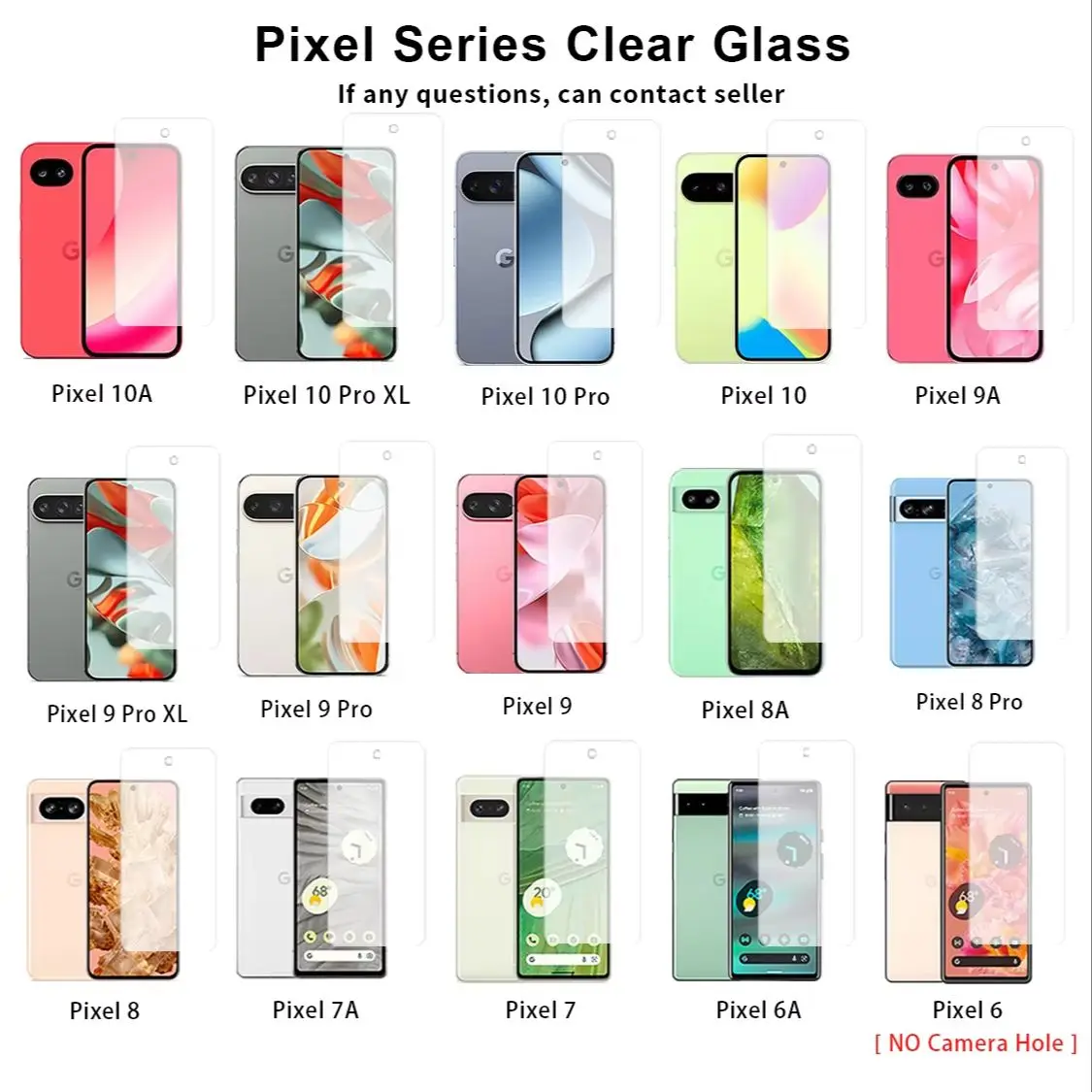 Premium Anti-Shatter Tempered Glass Screen Protector with Full Clarity