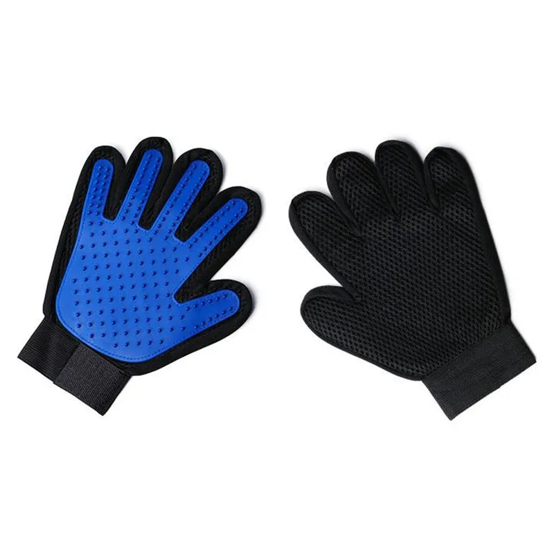 2pc Pet Glove Cat Grooming Glove Cat Hair Deshedding Brush Gloves Dog Comb for Cats Bath Hair Remover Animal Clean Massage Brush pet grooming gloves cat grooming brush pet hair remover gloves