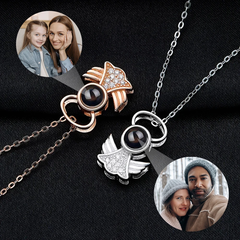 Amazon.com: DSFSDF Personalized Photo Projection Necklace I Love You  Necklace 100 Languages Custom Picture Projection Pendant Necklace  Anniversary Birthday Mothers Day Gifts for Mom Women : Clothing, Shoes &  Jewelry