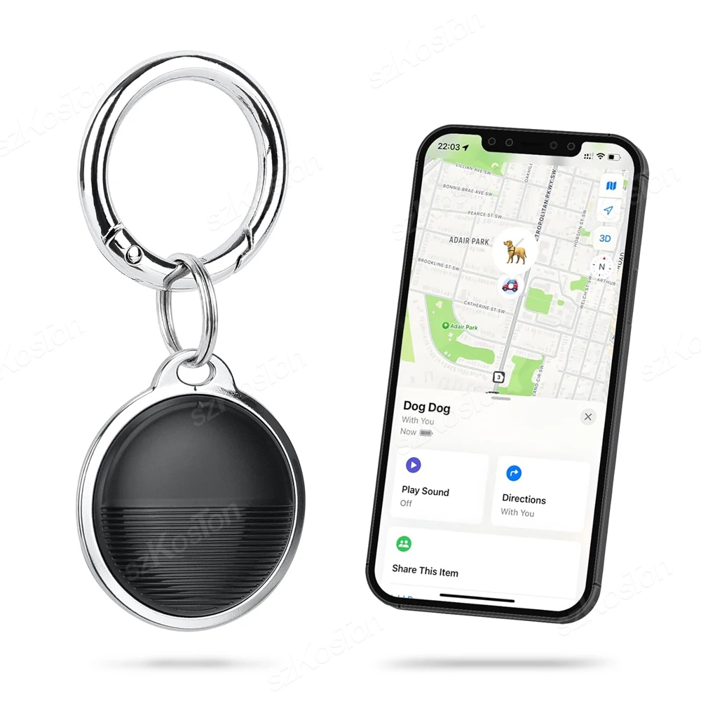 Compact GPS Tracker Smart Tag with Anti-Loss Alarm and Locator Features
