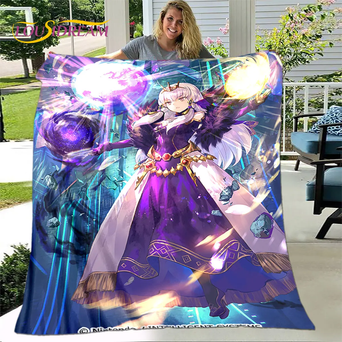 Fire Emblem Series Game Gamer Soft Plush Blanket,Flannel Blanket Throw Blanket for Living Room Bedroom Bed Sofa Picnic Cover Kid