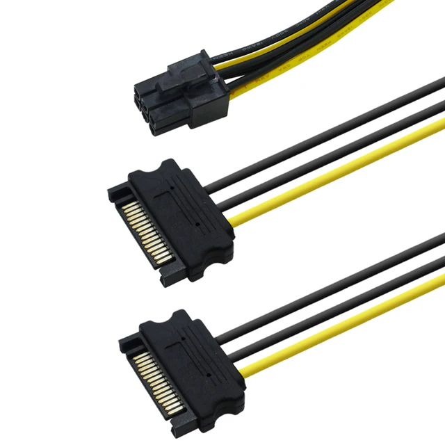 ILS -Adattatore di Alimentazione IDE ATA SATA a 4 Pin Materiale: Cu 15 cm Inform