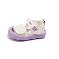 Baby Sandals Summer Infant Shoes Toddler Sandals Soft Breathable Newborn First Walkers Baby Boy Girl Sandals Beige, Blue, Purple 5