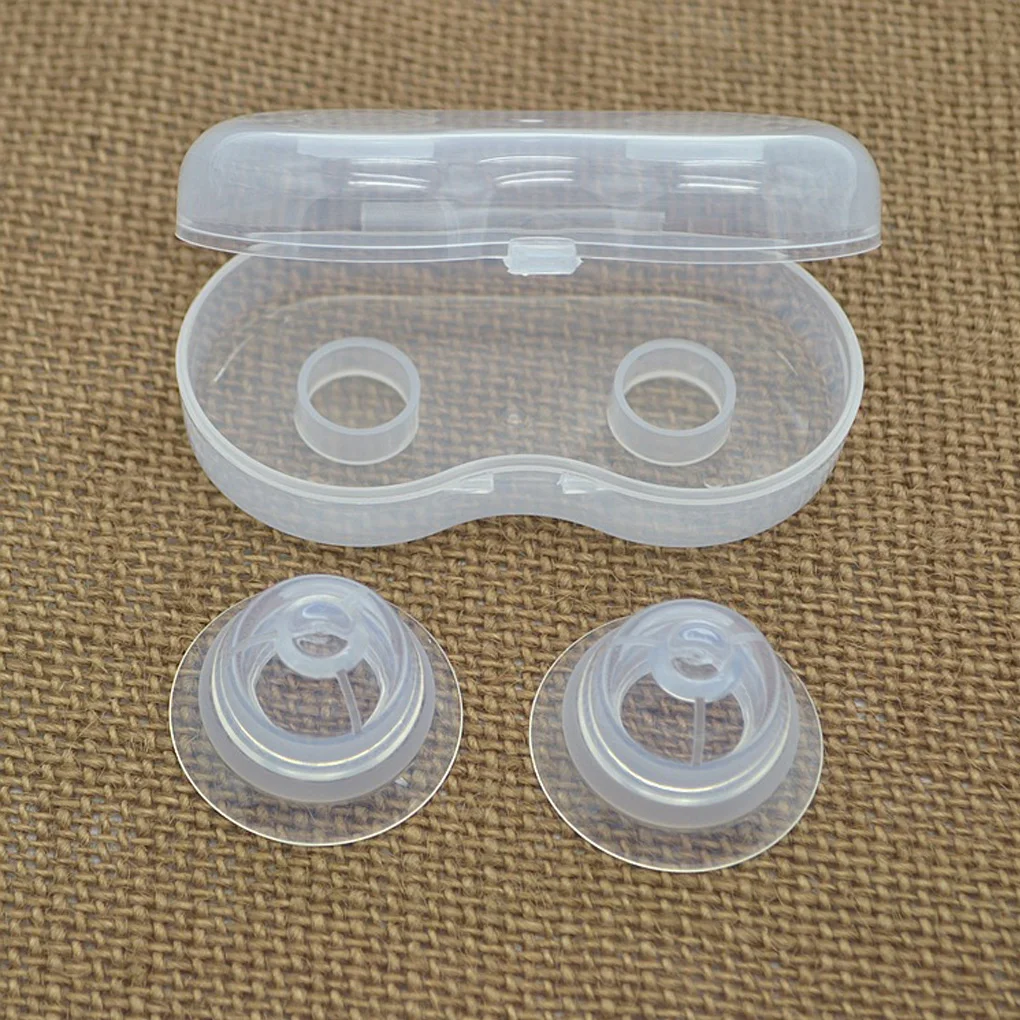 Nipple Sucking Corrector Silicone 2pcs Pregnant Women Flat Retraction Puller Breast Shaper