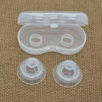 2pcs Silicone Nipple Sucking Corrector Pregnant Women Flat Retraction Puller Breast Shaper 1