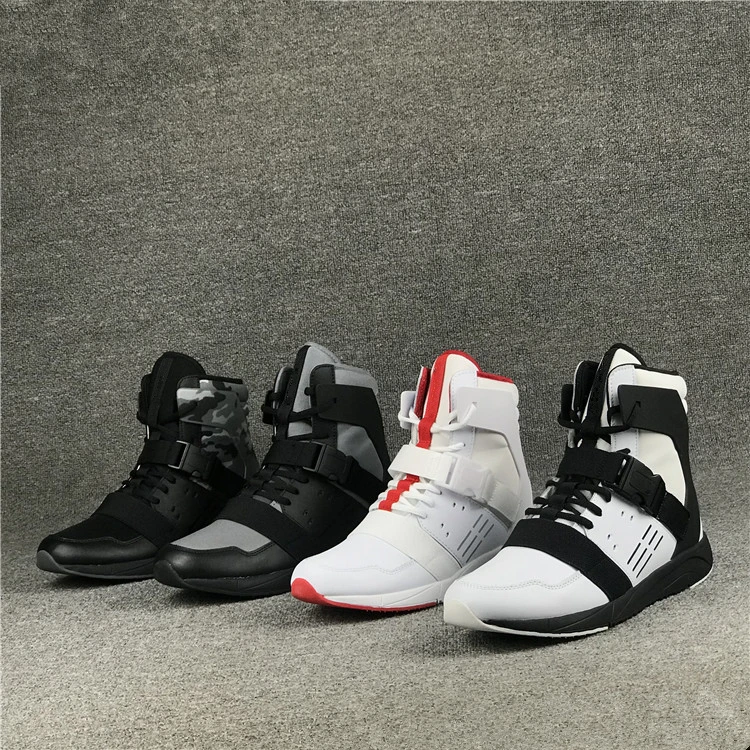 Hard Pull Stability Training Shoes Leather Weight Lifting Power Indoor Fitness Ankle Squat Shoes Men's