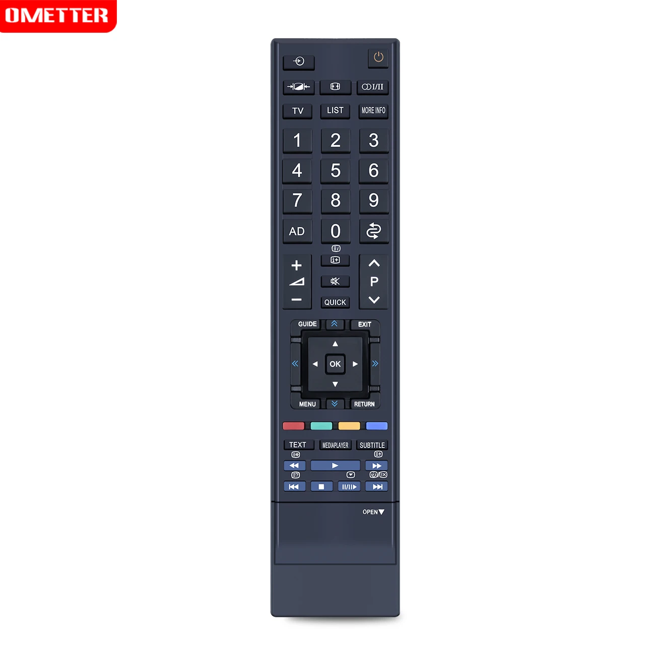 Telecomando di ricambio per TOSHIBA CT-90273[TV+DVD], TV