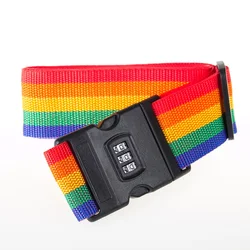 2M 1Pc/2Pc Travel Luggage Strap Adjustable Password Lock Packing Belt Baggage Secure Lock Anti-theft Luggage Strap Bundling Belt