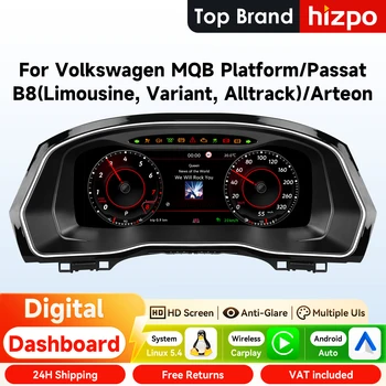 Panel de Instrumentos Digital para Automóvil Hizpo para Plataforma Volkswagen MQB 2017-2023, Arteon, VW Passat B8 2015-2023, Panel de Control Virtual 1