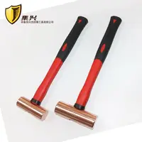 Cylindrical Hammer 1P-3P Explosion-proof Hammer Hammer Red Copper Hammer Red Copper Round Head Hammer Pure Copper Material 1