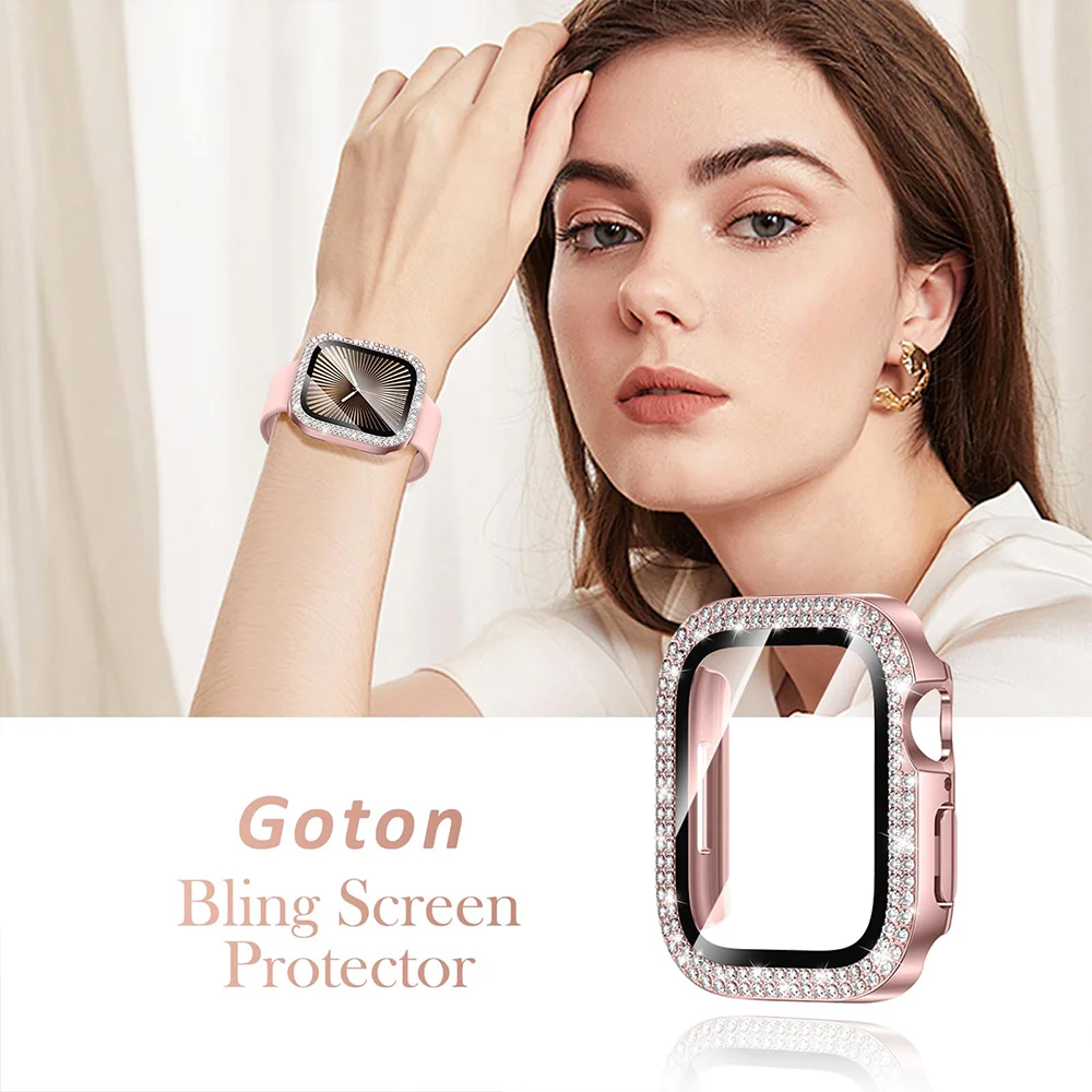 LuxGuard Diamond Case with Tempered Glass and Bumper Screen Protector