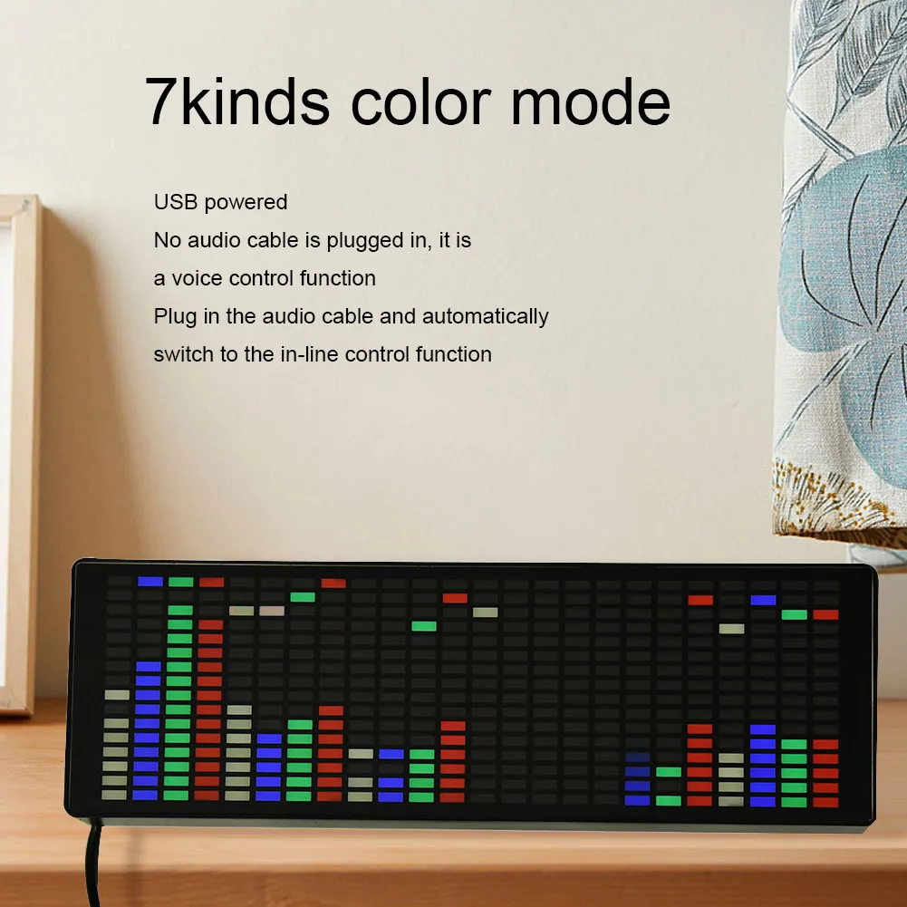

Test Meters Music Display Module 16 Columns Audio Spectrum Indicator Display Clock USB 5V1A VFD Audio Atmosphere