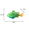 LED Luminous Baby Bath Toys Interactive Colorful Fish Toys Swimming Bath Plastic Fish Toys Floating Wind Up Toys Gift 2