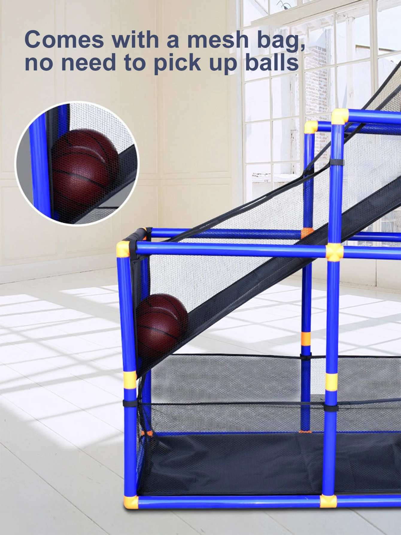 Children's basketball arcade game, children's shooting machine, indoor and outdoor toy basketball shooting system 4