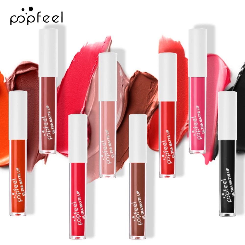 Lip Glaze POPFEEL Party Personality Candy Color Non-stick Cup Long Lasting
