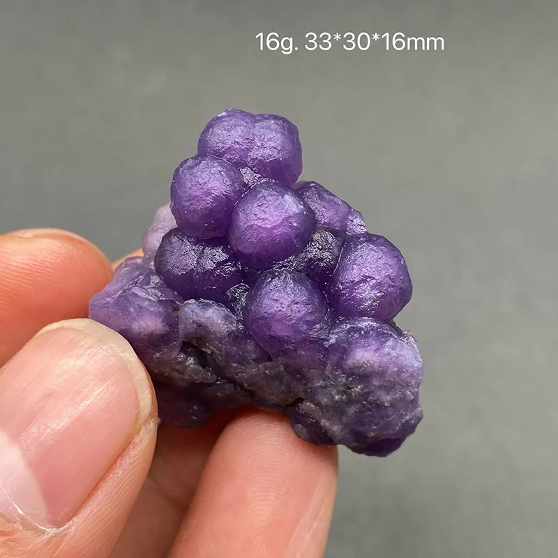 100% Natural Indonesian Purple Prehnite Raw Stone Mineral Specimen Healing Crystal Gemstone Collection