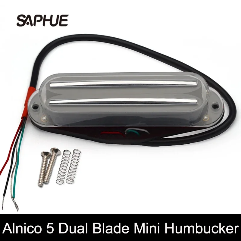

Alnico V Twin Blade Mini Humbucker Pickup Dual Rail 9K для детской разных цветов
