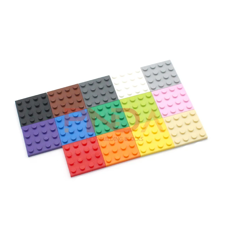 DIY 클래식 개발 교육용 MOC 벽돌 벌크 부품 건설 세트, 4x4 도트, 빌딩 블록 3031, 10 개