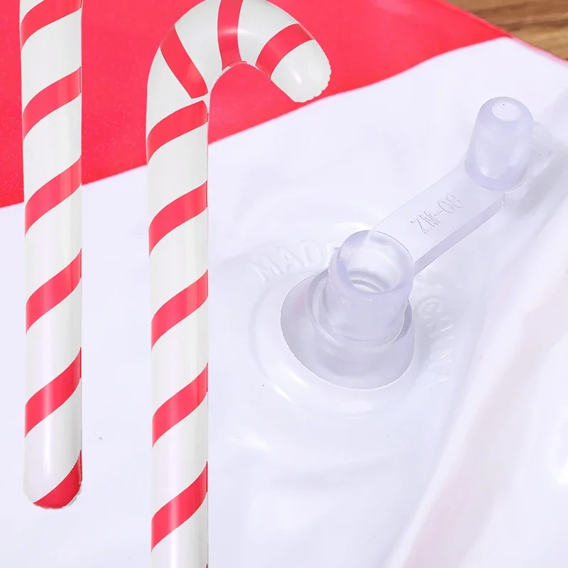Christmas Inflatable Candy Canes Red Green Balloons Christmas Holiday Indoor Outdoor Party House Yard Lawn Wedding Decor Balloon
