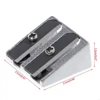 Magnesium Pencil Sharpener, Kum Magnesium Pencil Sharpener, Kum 2-Hole Pencil Sharpener Magnesium Alloy Wedge Profile, Metal Pen 5
