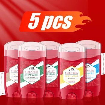Deodorante Stick Uomo Anti-Sudore Lunga Durata Fragranza Rinfrescante Elimina Odori Ascellari Antitraspirante 5pz