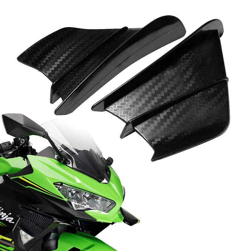 thumbnail image 2 of 2X(1 Pair Motorcycle Side Winglet For 650 400 300 250 H2R -14R4291 2 of 12