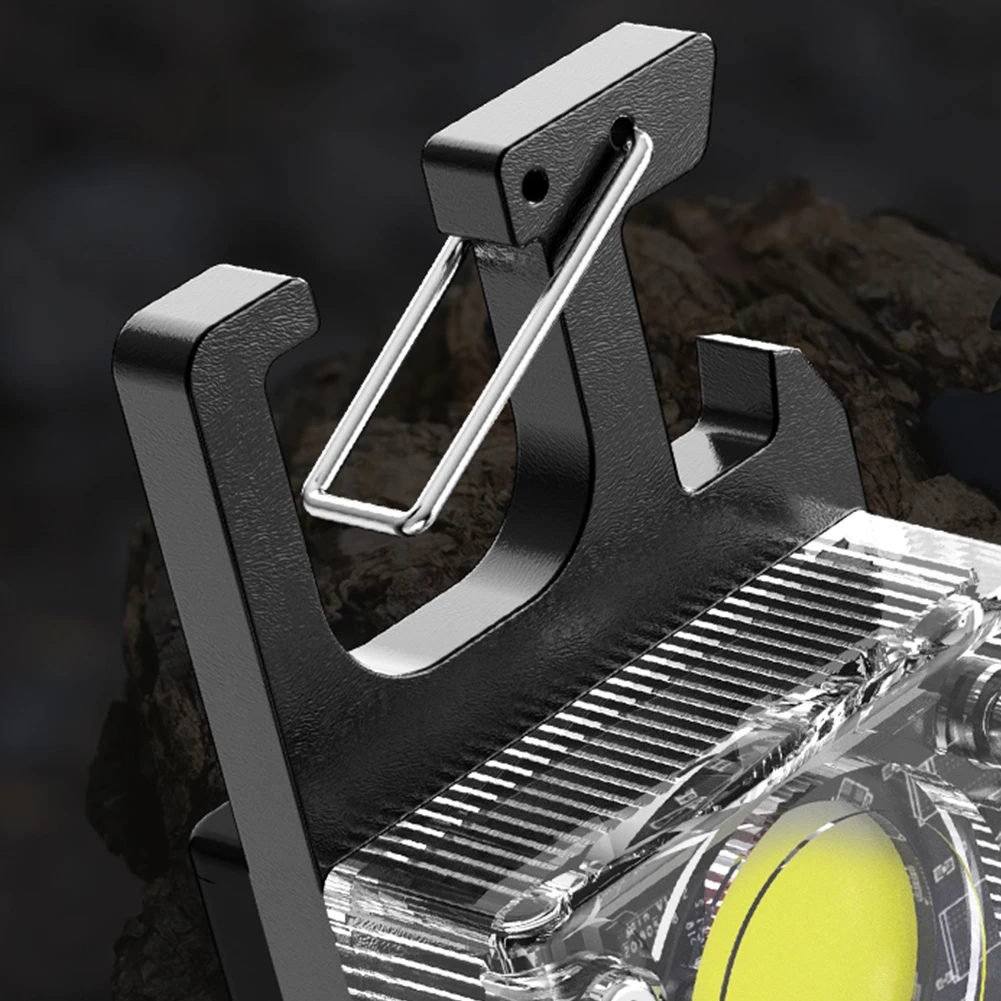 500LM LED COB Camping Light Solar Type-C USB Rechargeable Portable Flashlight 500mAh IPX4 Waterproof for Power Outage Emergency