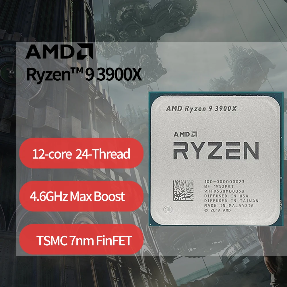 AMD Ryzen 9 3900X 動作品