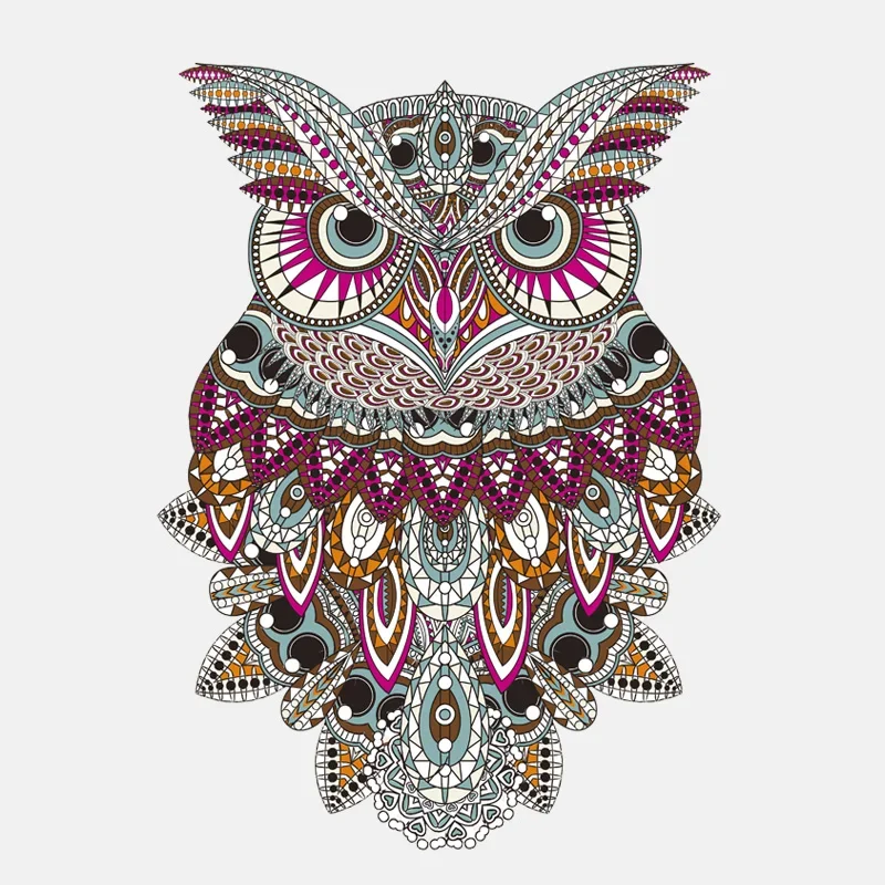 Car Sticker Cute Forest Tribe Owl Vinyl Sticker Car Bumper Body Car Window Decoration Decals Waterproof Sunscreen,15cm*11cm